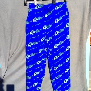 7S6.  LA rams pajama pants (kids)